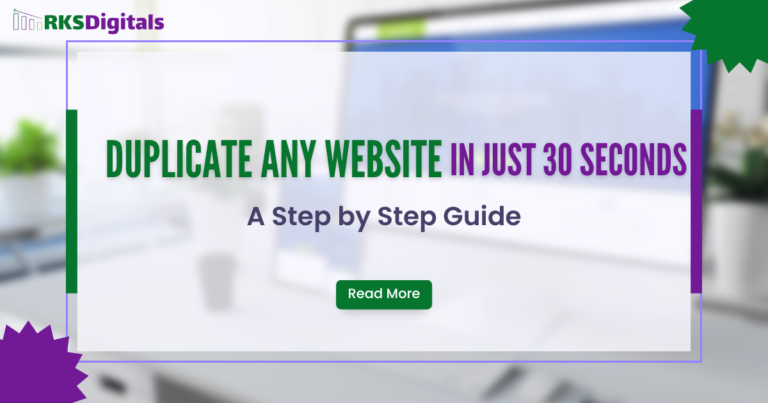 duplicate any website